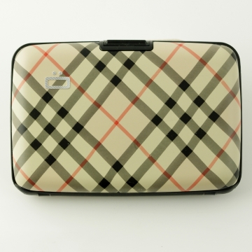 OGON Aluminum Wallet - Tartan